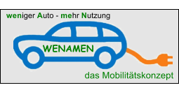 WENAMEN weniger Auto - mehr Nutzung das Mobilittskonzept